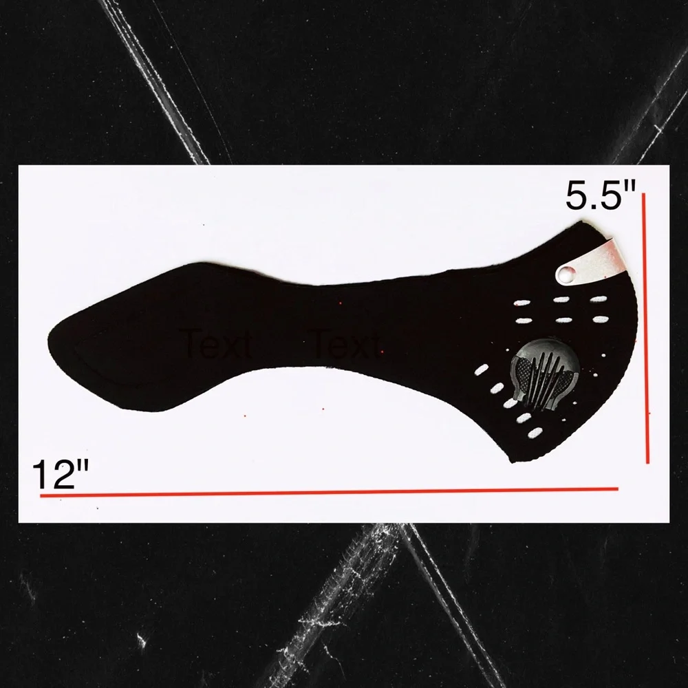 NEW/BLACK Neoprene Sports Face Mask with Premium Filter